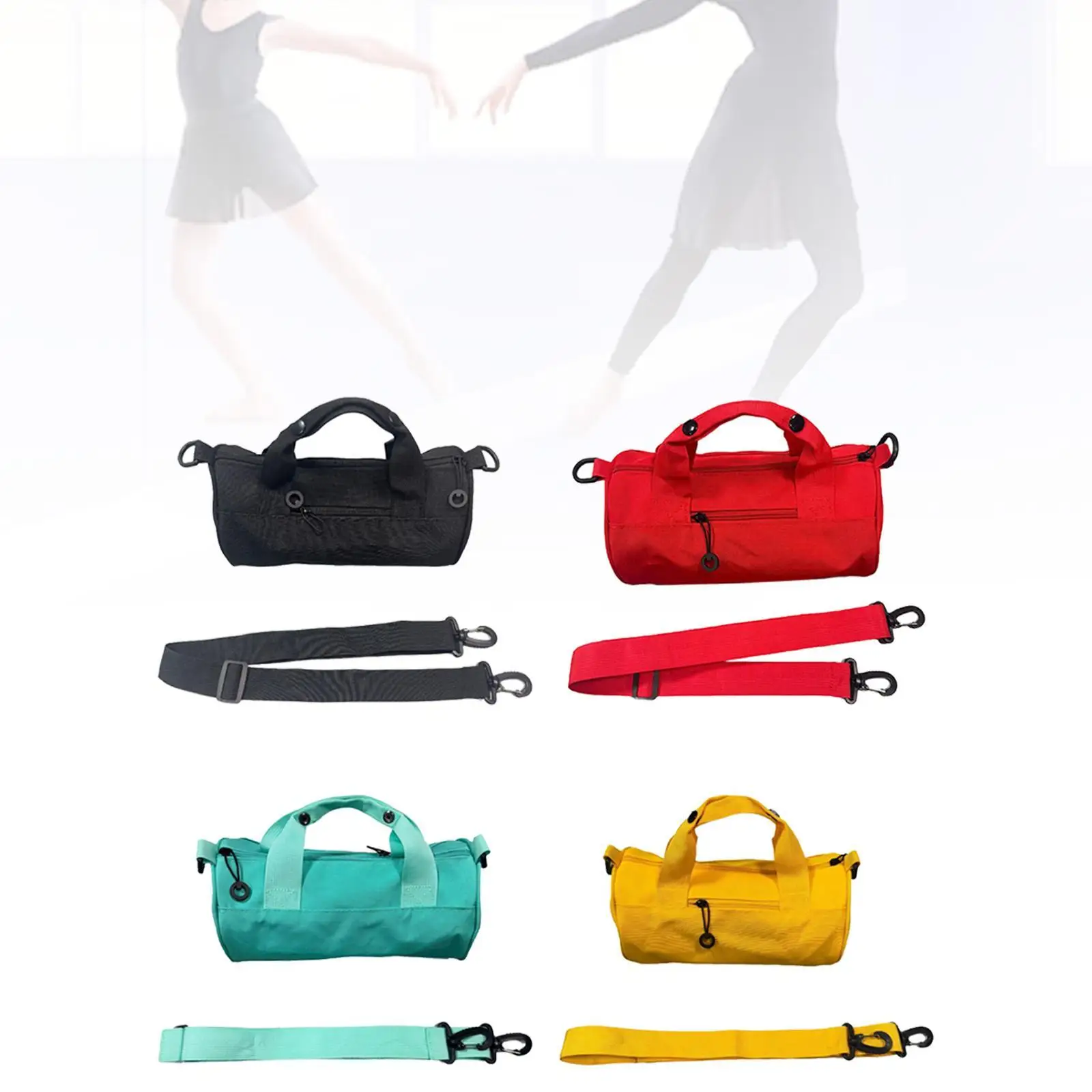 Dance Bag for Girls Kids Duffel Bag with Adjustable Strap Oxford Cloth Travel Weekend Overnight Bag for Dance Yoga Swimming