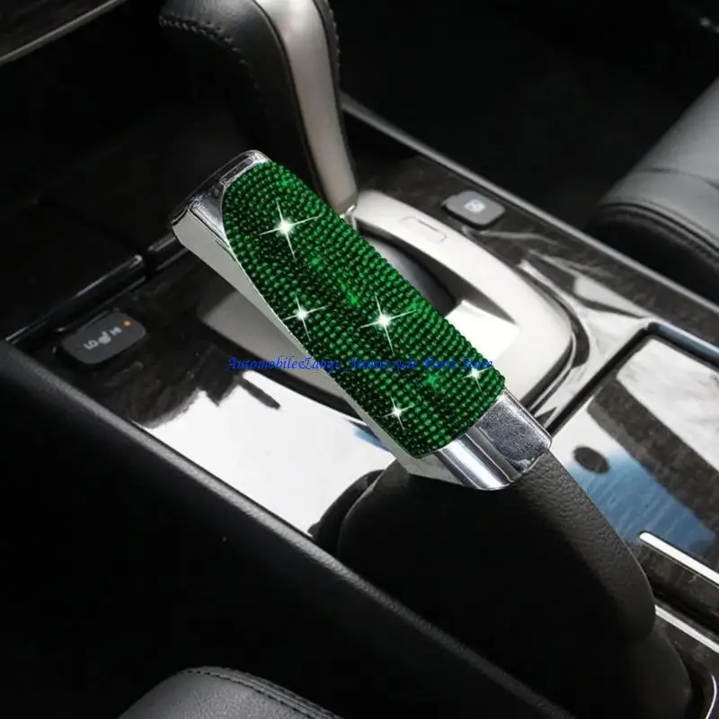 H7BD Shimmering Handbrake Cover Grip Replace Universal Handle Gear Racing Parking Handle Cover Exclusive
