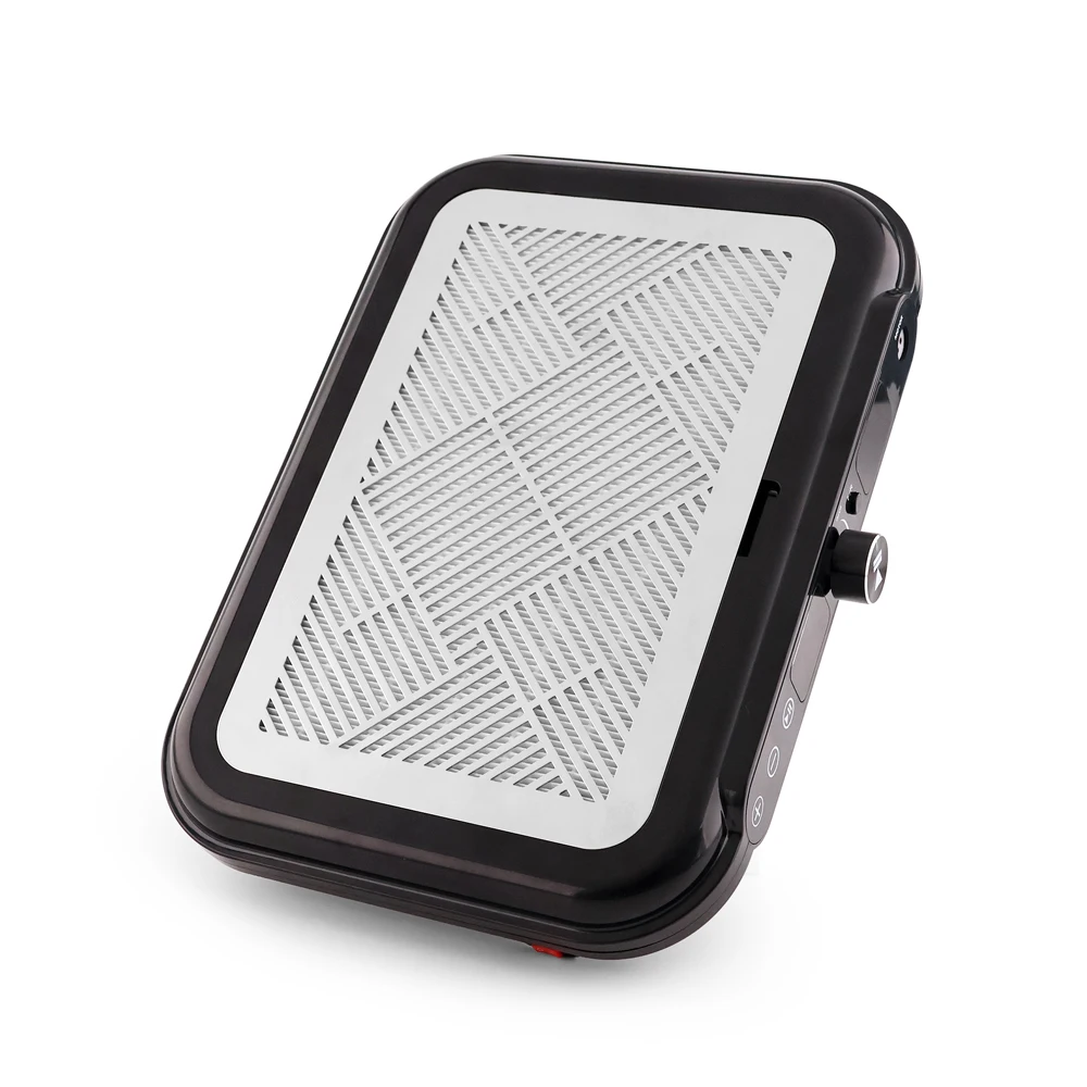 Elétrica forte sucção 170w coletor de pó do prego poderoso 2 ventiladores vácuo com broca do prego handpiece limpador de poeira ventiladores duplos