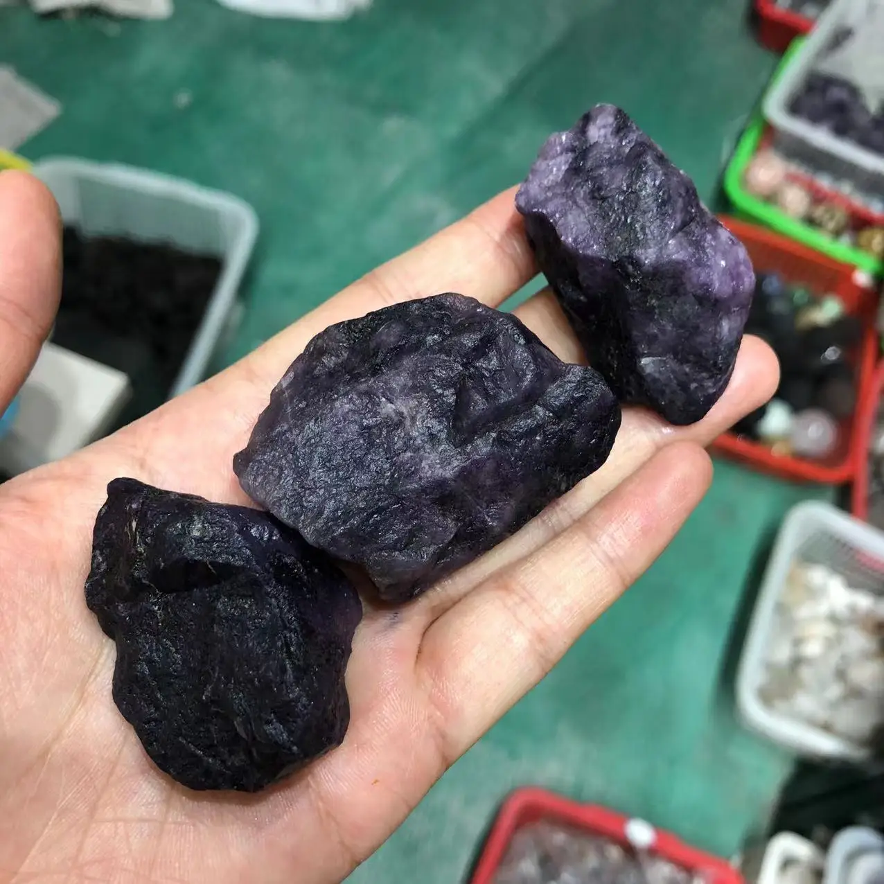 Sugilite Rough Stones Natural Quartz Crystal Purple Gems Rare Mineral Specimens Healing Reiki Decoration