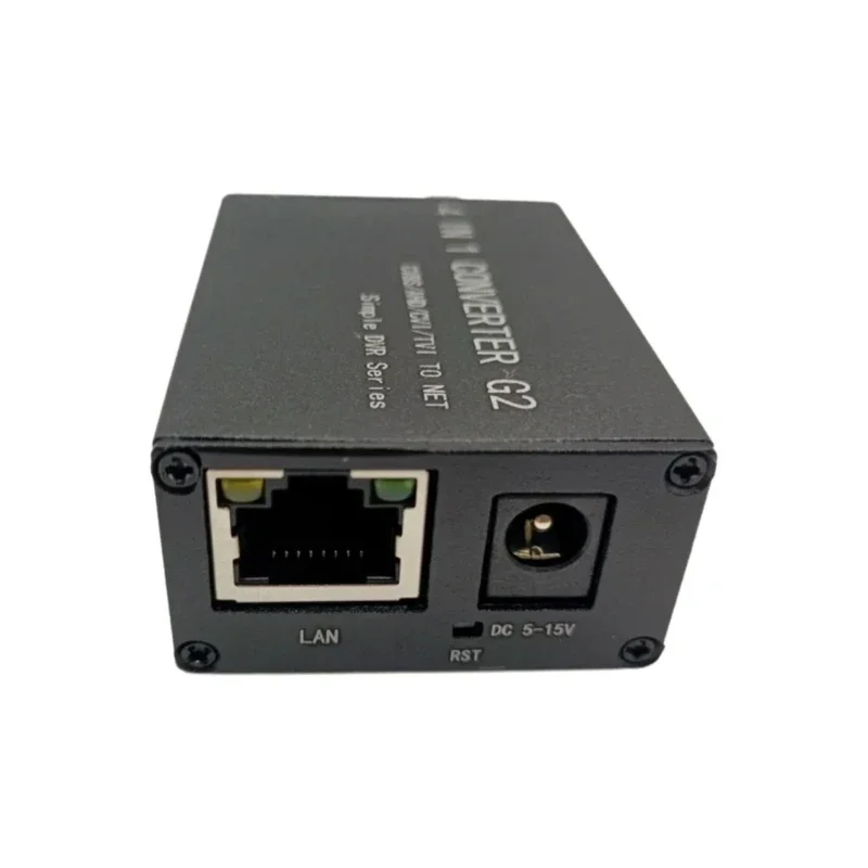 4 in 1 Converter CVBS/720P/1080P AHD/TVI to Net H.265 Single RTSP Channel for Security Camera Video Record