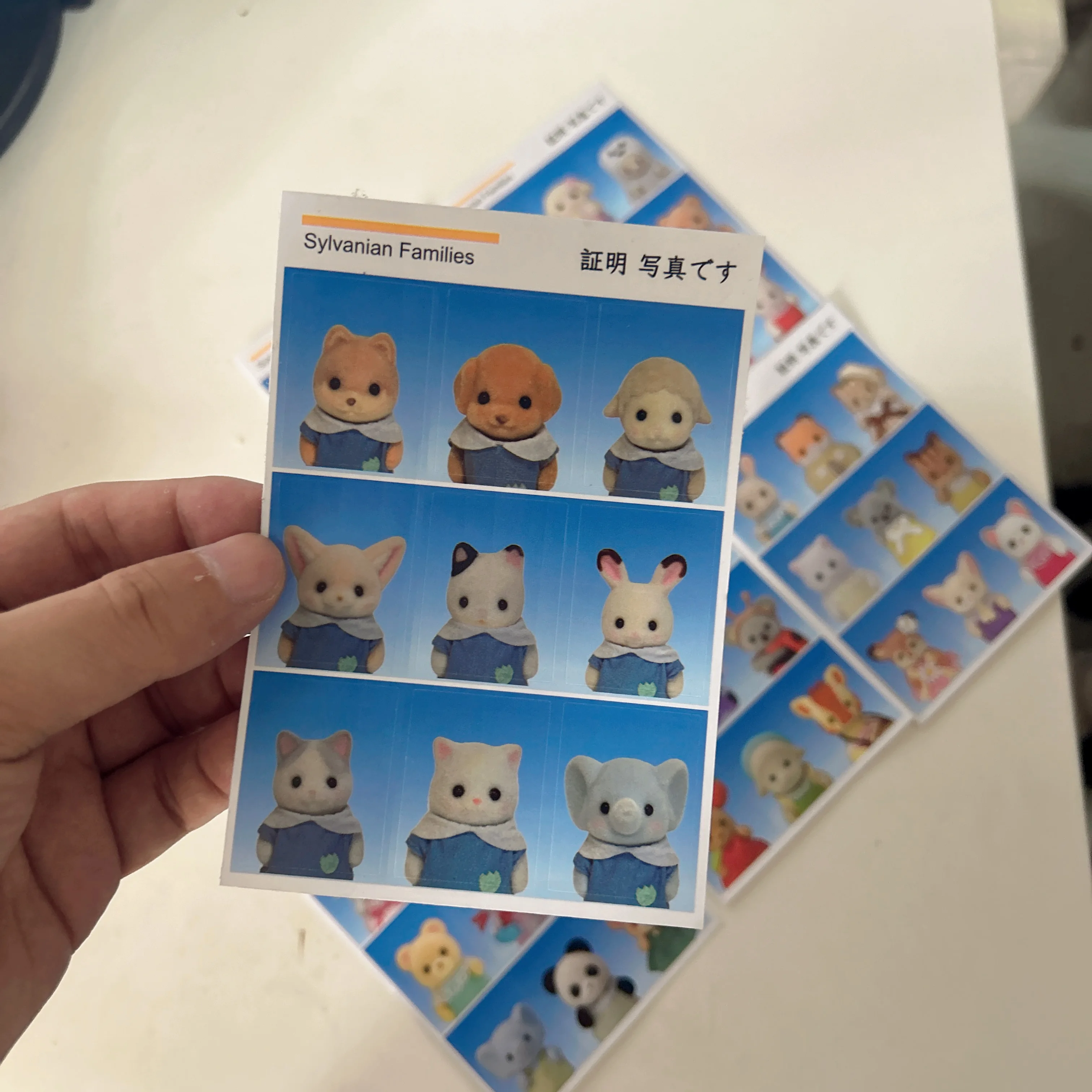 Forest Family Cute ID Photo Stickers, DIY Decorative Stickers for Laptop, Journal, Scrapbooking, Water Bottle, Luggage