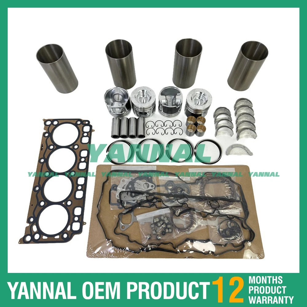 D24 Overhaul Rebuild Kit For Doosan Daewoo Engine D24 D24NAP Bobcat Loader S450 S510 S530 S550 S570 S590 S595 S630 S650