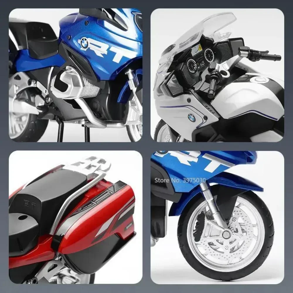 1:12 BMW R1250 RT Alloy Motorcycle Scale Model Diecast Metal Toy Travel Street Motorcycle Model Simulation Collection Kids Gifts