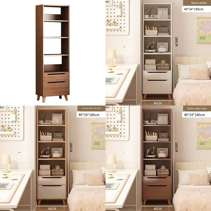Simple Bookshelf Living Room Bedroom Storage Rack Economical Bookcase