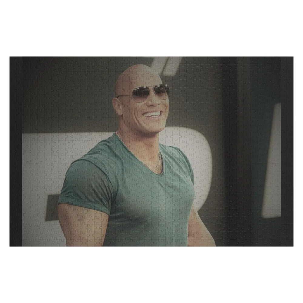 Dwayne Johnson Art Jigsaw Puzzle Woodens For Adults Custom Wooden Gift Custom Child Children Puzzle