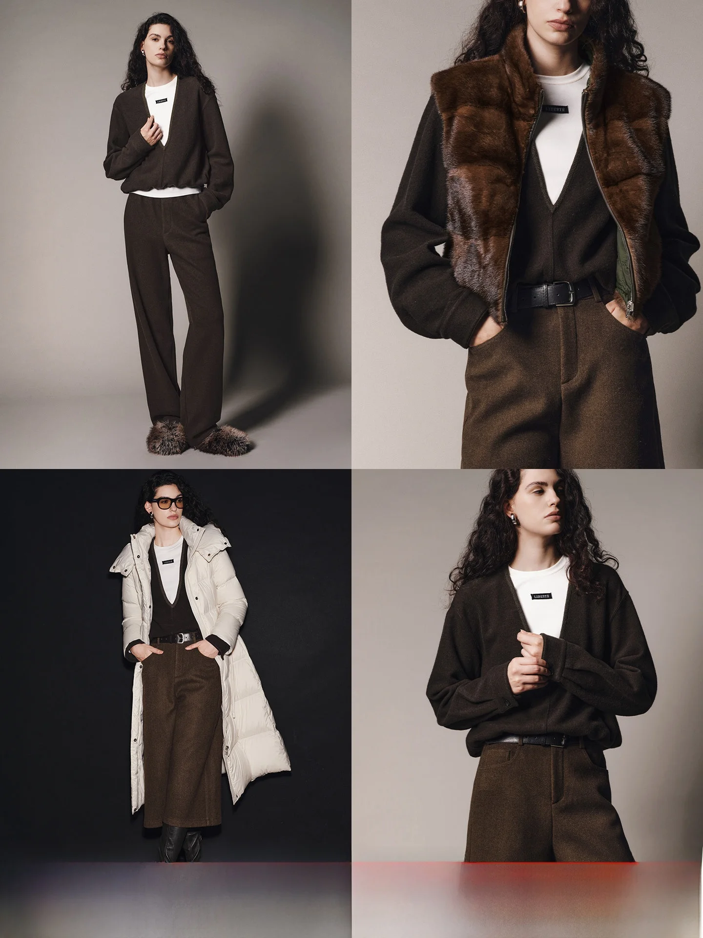 

Зимний вязаный шерстяной свитер Wind Home с узким вырезом и глубоким v-образным вырезом, универсальный повседневный свитер Long Sve, смесь полиэстера