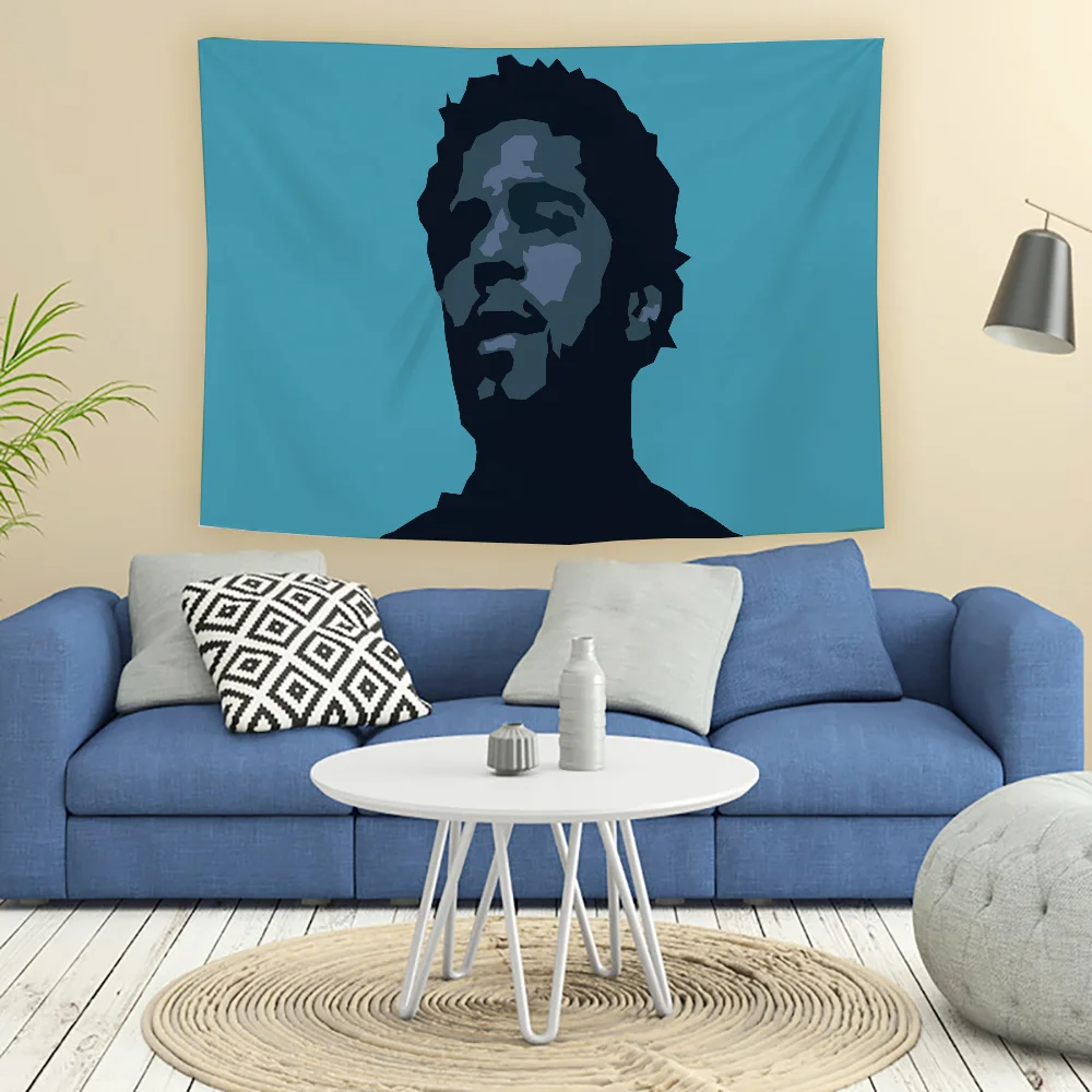 Rapper J.Cole Tapestry Funny Tapestry Wall Decor Room Aesthetic Bedroom Decoration Home Anime Manga Poster Tarot Hecate Gobelin