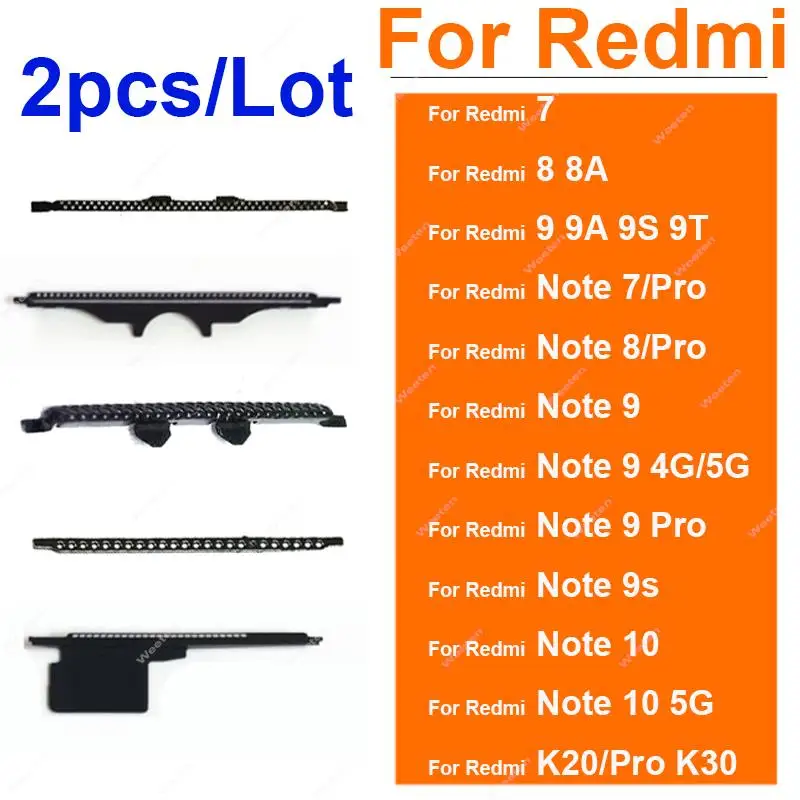 2Pcs Earpiece Speaker Mesh Anti-dust For Xiaomi Redmi Note 7 8 9 10 Pro For Redmi 7 8A 9A 9S 9T K20 K30 Pro Prime EarSpeaker Net