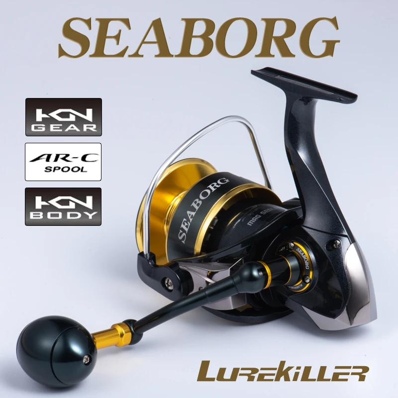 Lurekiller Metal Body Jigging Reel Spinning Game Reel Seaborg SW3000XG-12000HG 11BB