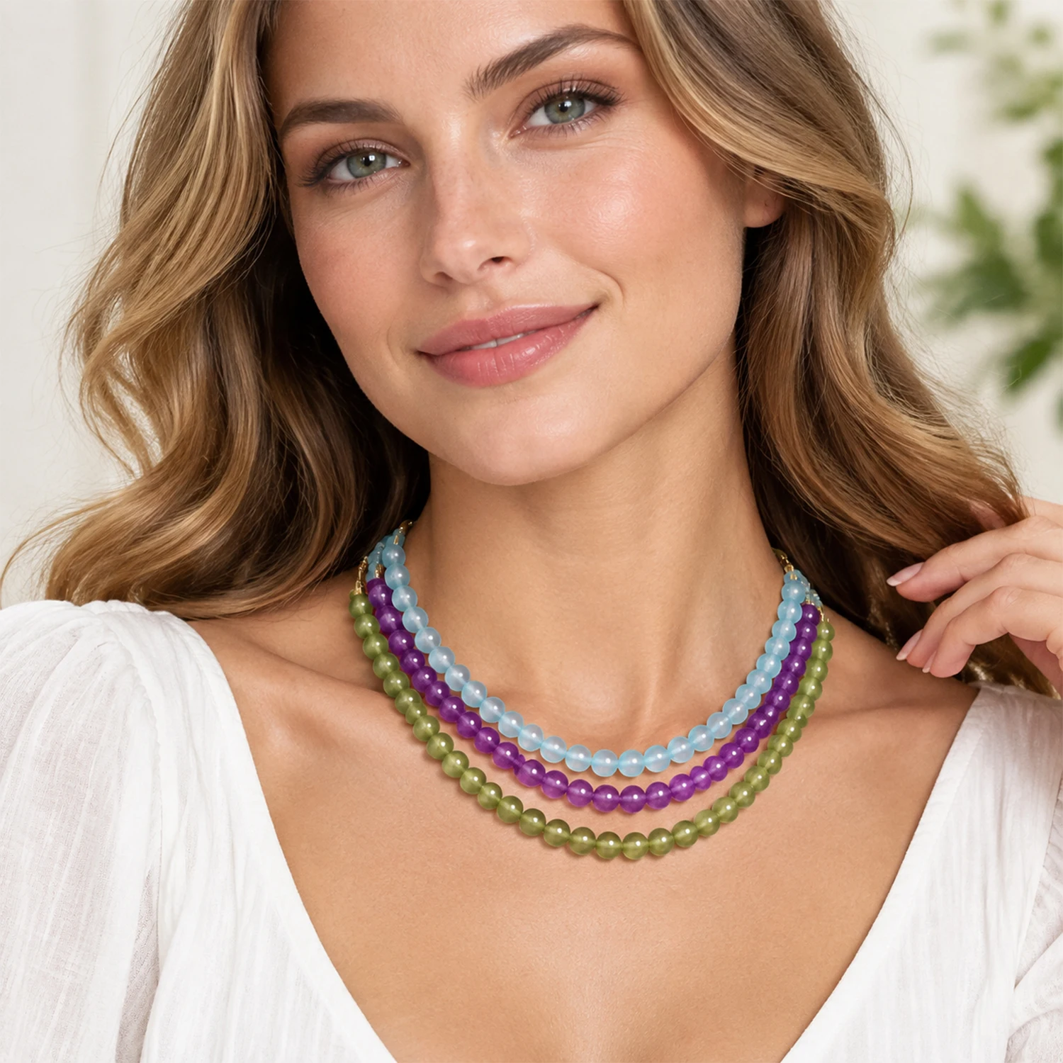 60pcs 8mm Resin Round Spacers Multicolor Cat Eye Polished Loose Beads For Long Necklace Beading Fashion Jewelry DIY Crafts