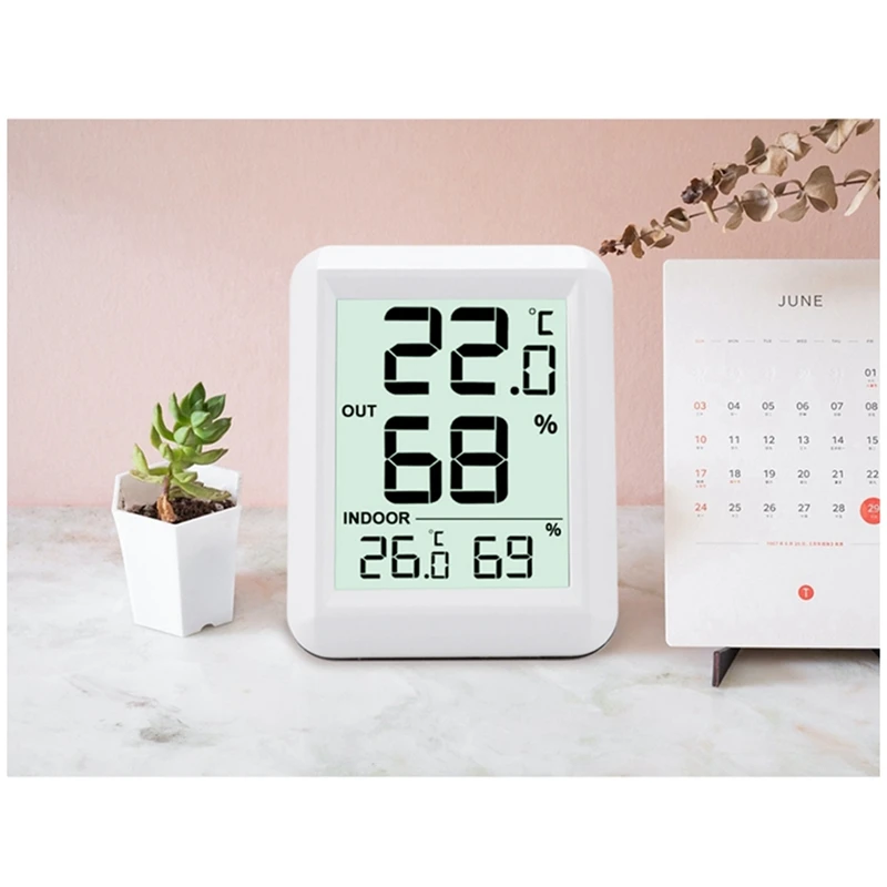 Wireless Thermometer Baby Room Hygrometer Temperature Humidity Monitor Indoor Outdoor Weather Station Sensor