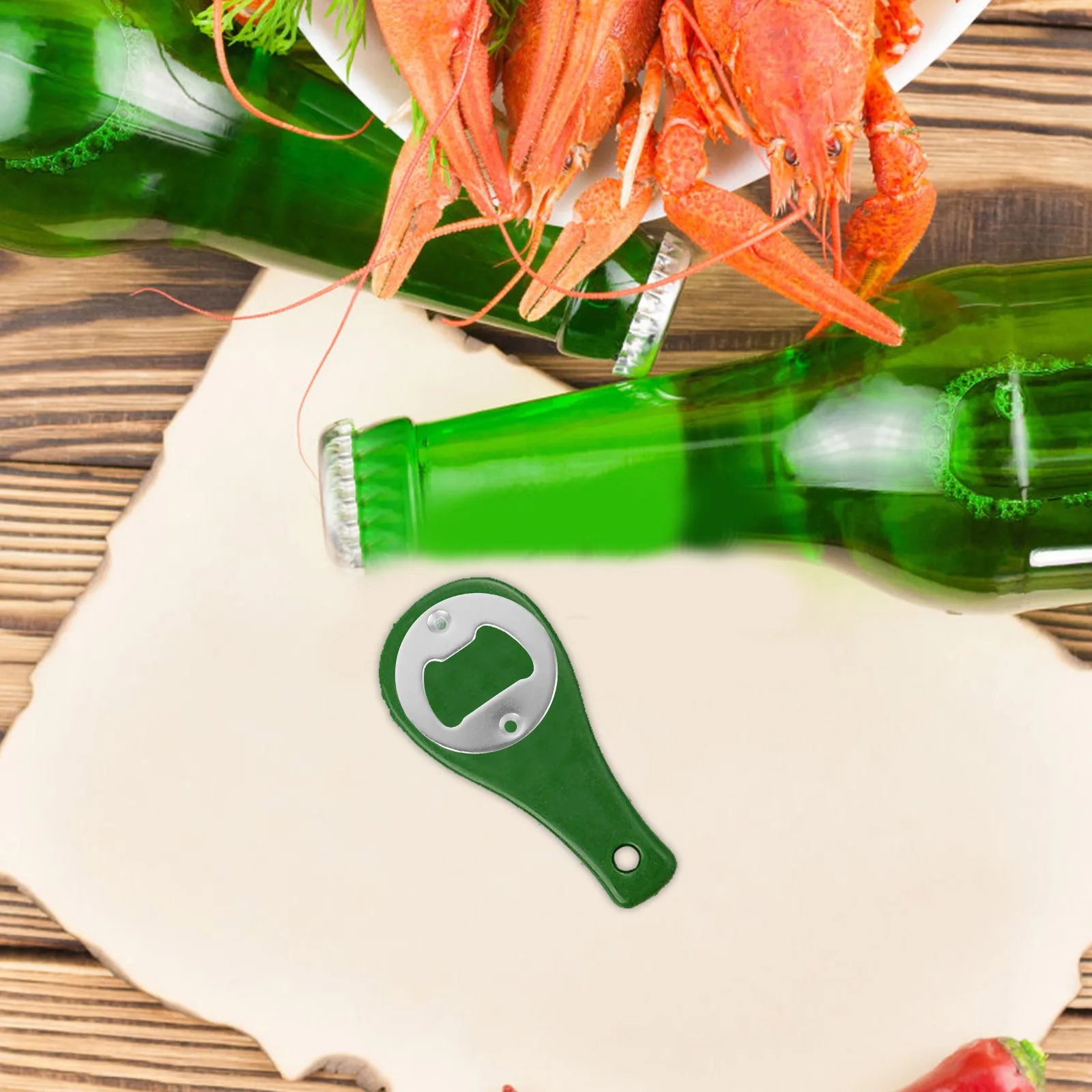 

1 set Bottle Opener Accessories Small Hardware Bulk Inserts Parts DIY Round Silver Beer Bottle Opener Insert Kits