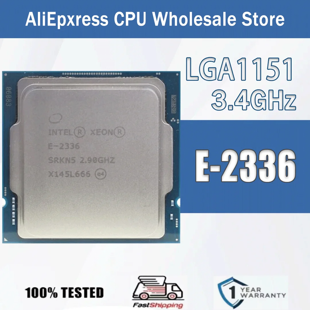 Intel Xeon E-2236 6 Cores 12 Threads 3.40GHz DDR4 12MB 80W