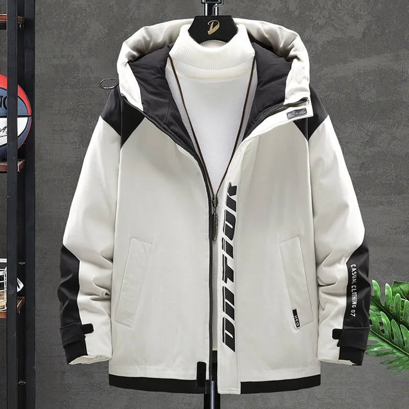 New Winter 2023 Parkas Men Casual Hooded Coat Windproof Outwear Waterproof Warm Male Thick Jacket Clothing Size 4XL