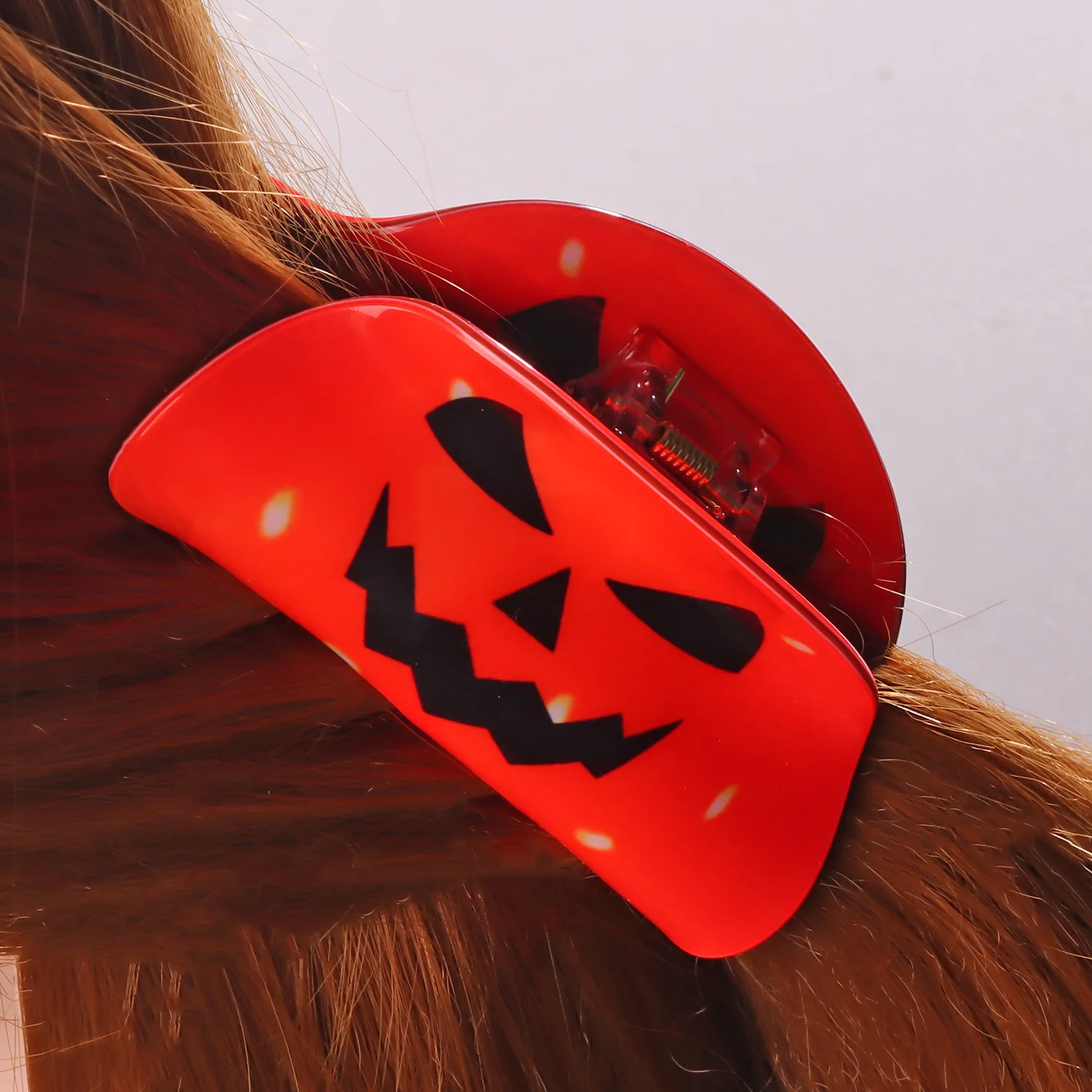 Duoshang Nieuwe Stijl Halloween Horror Pompoen Ghost Gezicht Haarklauw Halloween Klauw Clip Krab Haarclip Voor Vrouwen Haaraccessoires