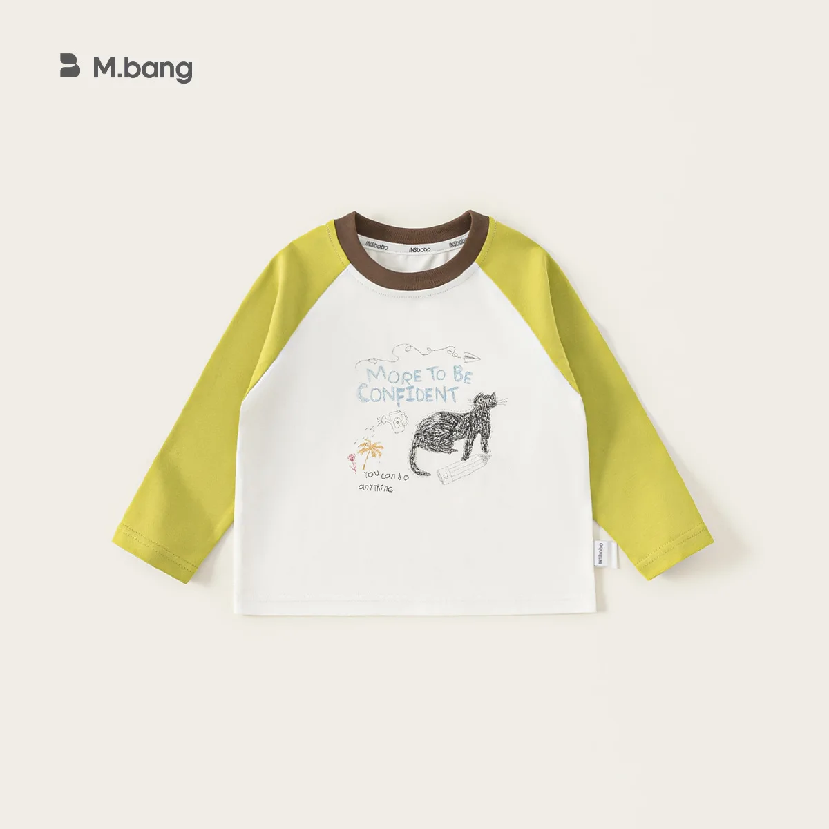 Boys and Girls Round Neck Printed Childrens Long Sleeved Clothes Spring New Product Cartoon Pattern