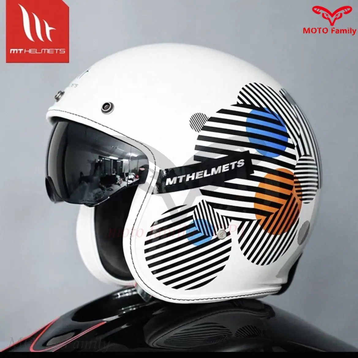 

Motorcycle Half Helmet Women's Motorcycle Helmet Electric Vehicle Men's Scooter MT 3/4 Helmet