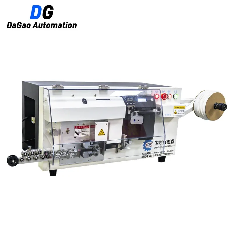 Fully Automatic Inserting Number Code Tube Printing Machine Wire Cable Cutting Stripping Crimping Marking Machine
