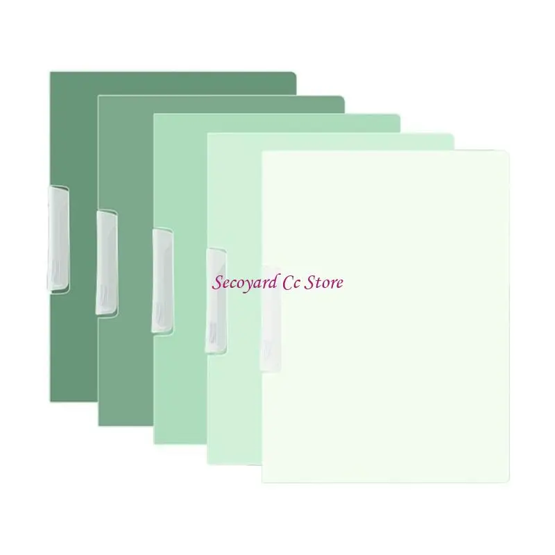 

N3UC 5Pcs Side Opening Rotating File Holders File Organizers for Home, School, Office