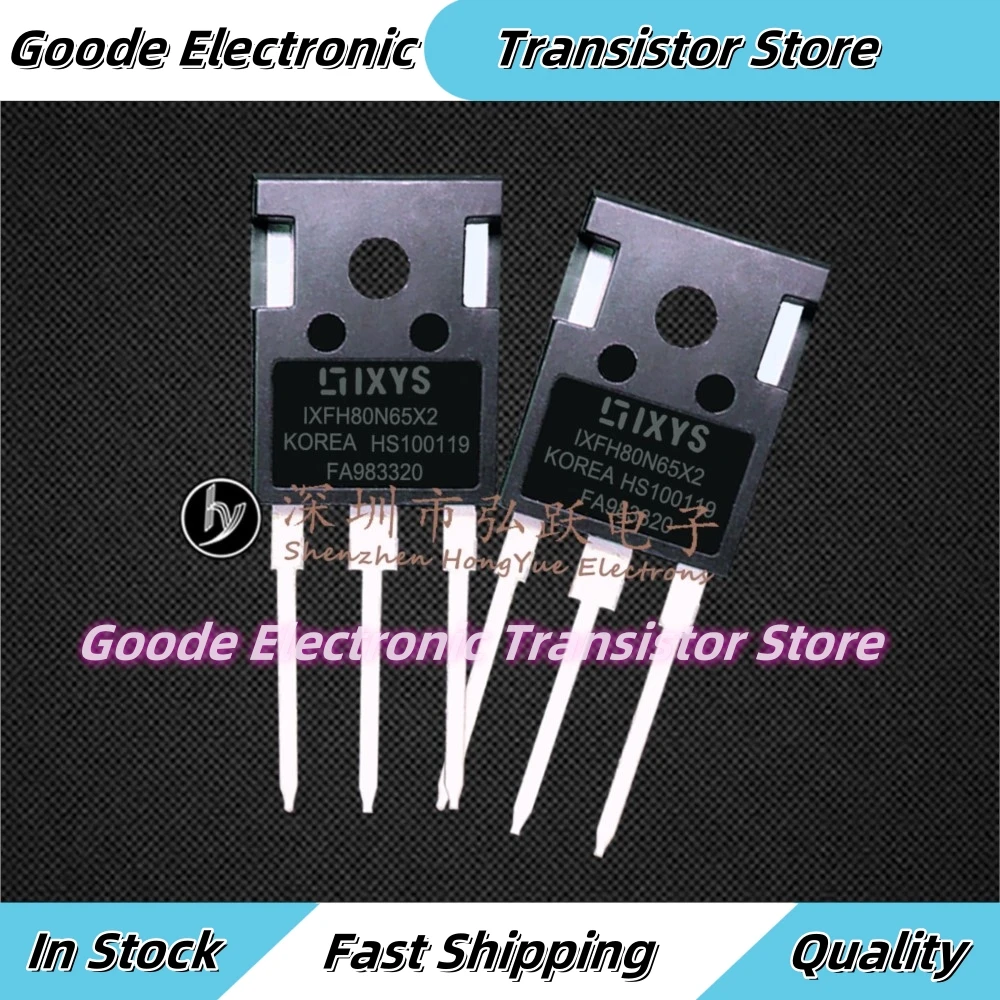 10PCS IXFH80N65X2 TO-247   650V 80A  Fast Shipping Best Quality