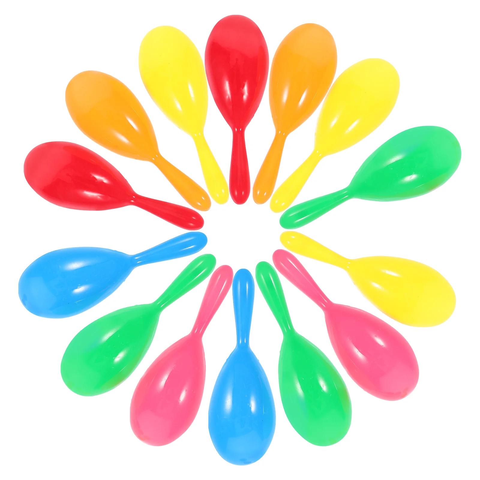 24 Pcs Musical Instrument Maraca Children's Maracas Preschool Baby Toys Plastic for Toddlers 1-3