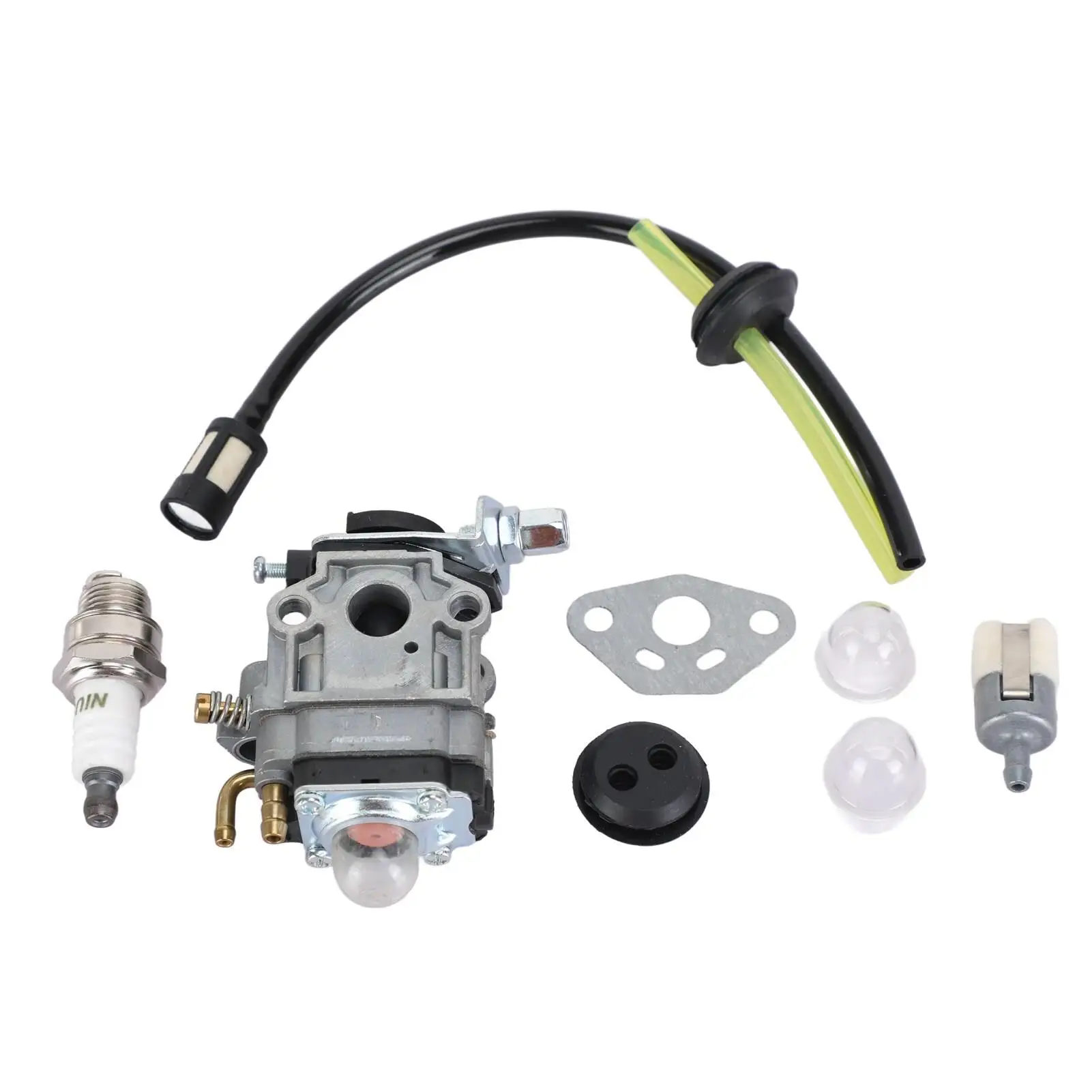 

Carburetor Kit with Spark Plug & Filter for th23 TH26 TH34 23CC 25CC 26CC 33CC 35CC Lawn Mowers & Trimmers