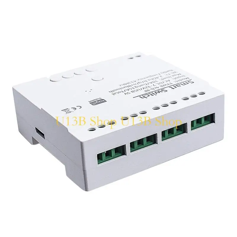 U13B Tuya 4-канальный переключатель Faceplate 433mhz для Alexa Googles Home