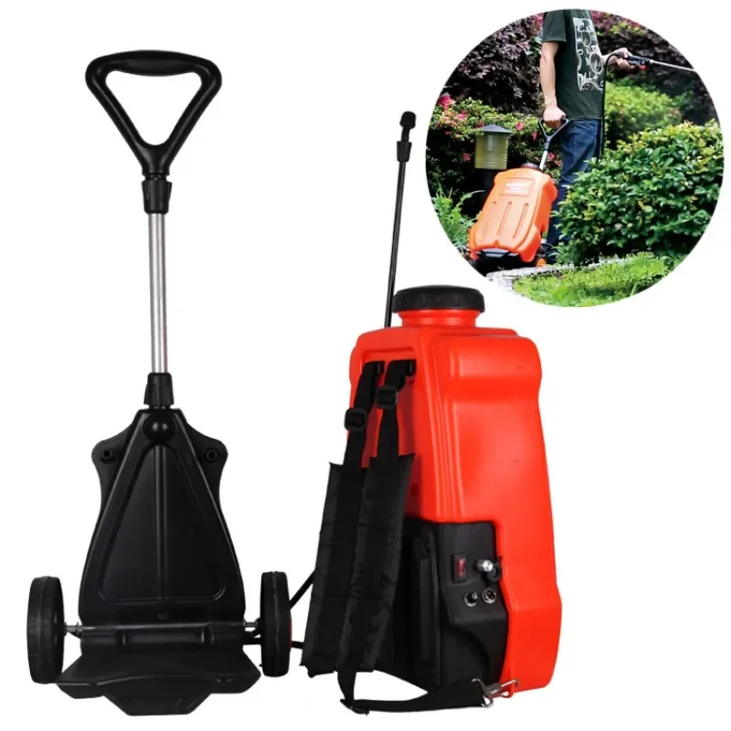 High pressure hand-push electric sprayer, garden agricultural disinfection and epidemic prevention self-propelled sprayer