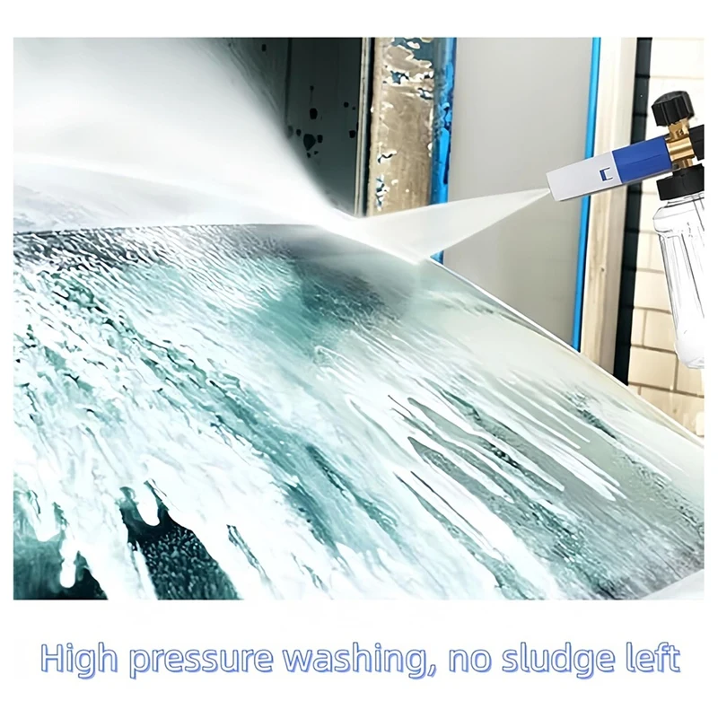 Foam-Cannon With 5 Pressure Washer Sprayer Nozzles, For Pressure Washer,1/4Inch Quick Connect For Car Garden Window