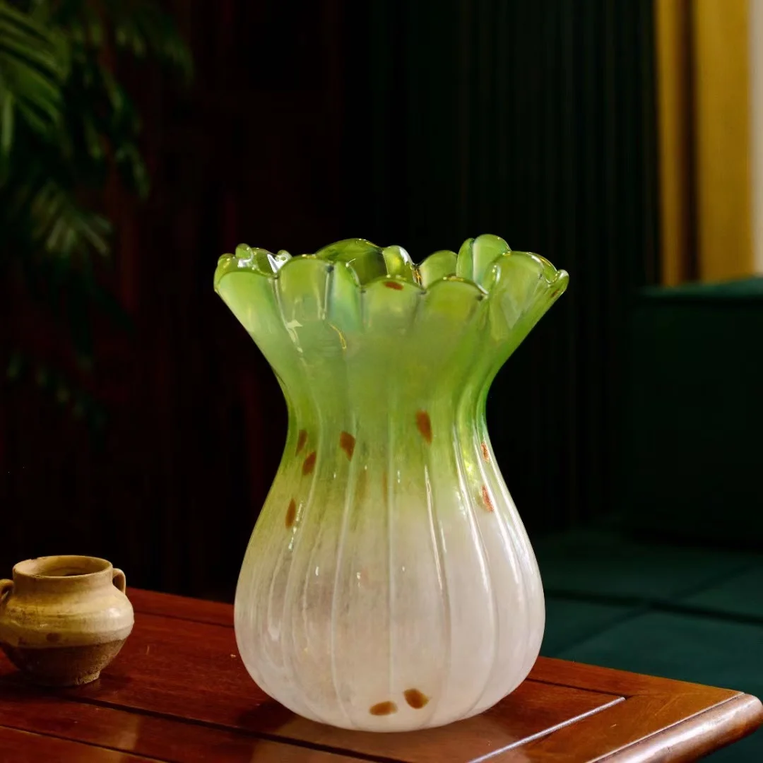 

Handmade Vase Entry Luxury Home Decoration Exquisite Fresh Cabbage Type