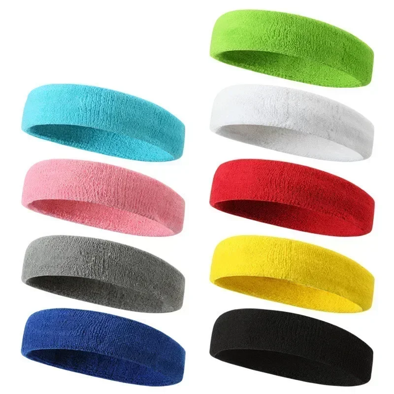 Outdoor Sports Headband Fitness Hair Bands Man Woman Hair Wrap Brace Elastic Cycling Yoga Running Exercising Sweatband Headwear