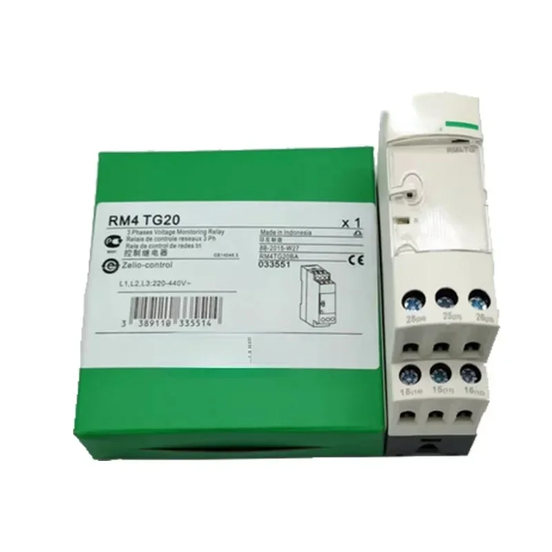 Phase Sequence Relay Rm4tg20 Rm22tg20 Overvoltage Protector Rm4tr32 Rm22tr33