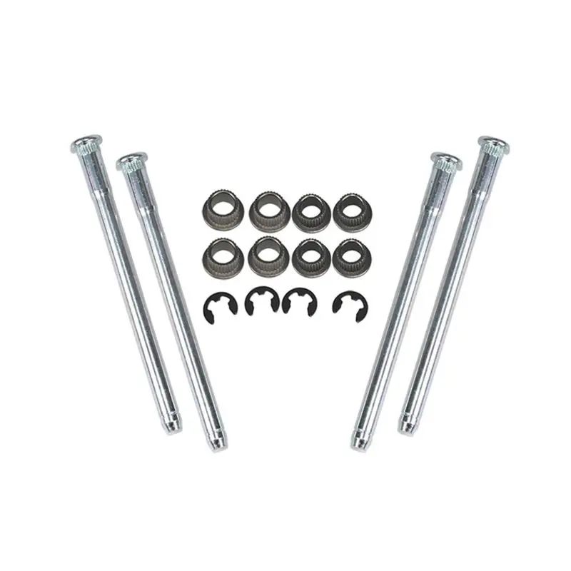 AT92-E-Ring Clamp Included 16 PCS Car Door Hinge Pin Kit 4 Pins 2 Doors For Chevy GMC C1500 C2500 K1500 K2500 K3500 1988-2002