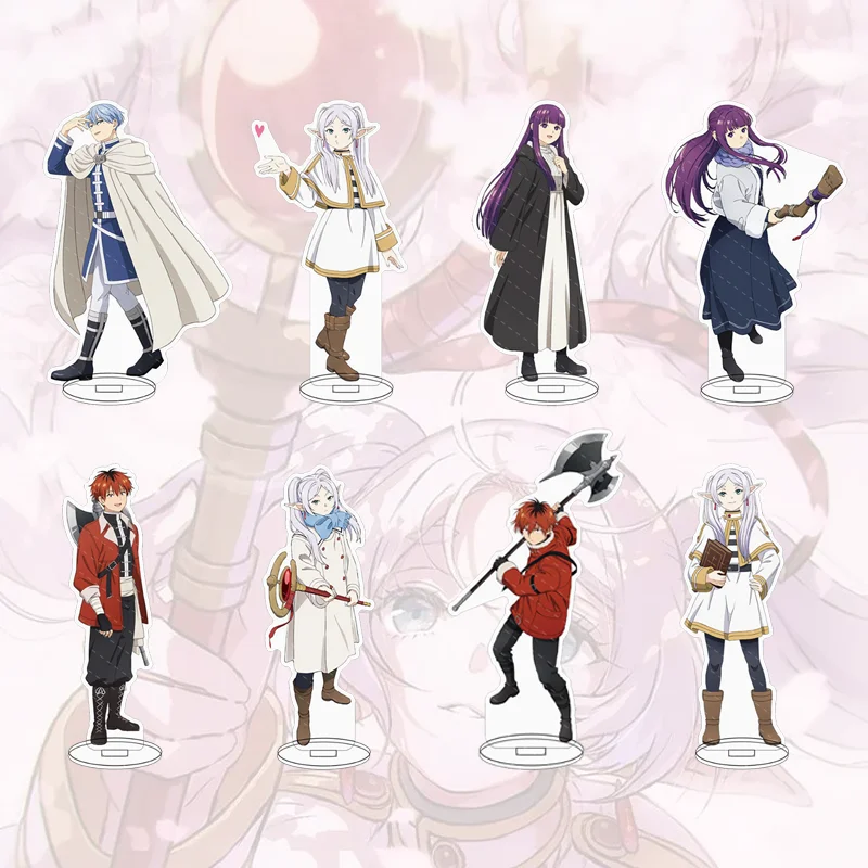 15Cm Acrylic Standee for Frieren Stark Himmel Anime Character Desktop Decorative Ornament Creativity Exquisite Fans Gift