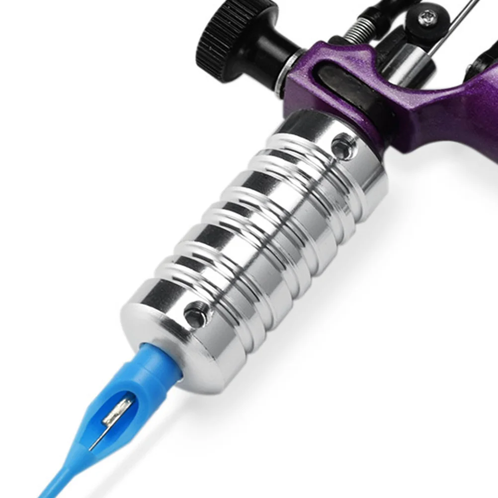 

6Pcs Aluminum Alloy Tattoo Grip Tube for Machine Handle Accessories Shader Liner Eyebrow Comfort Non-Slip