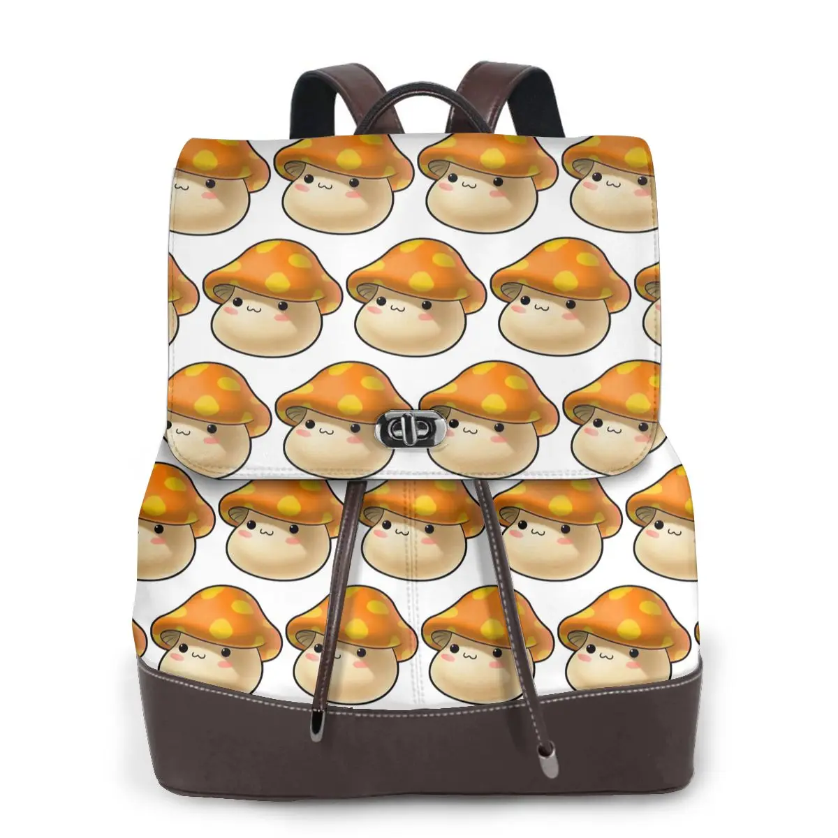 Maplestory Mushroom Bookbag School Student Bags Hiking Travel Daypack for Women Fashion Derma Backpack