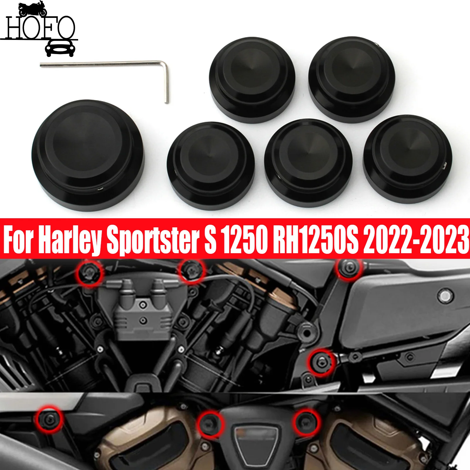 

Крышка гайки мотоцикла для Harley Sportster S 1250 RH1250S 2022-2023, крышка гайки воздухозаборника двигателя мотоцикла, верхний стержень вилки
