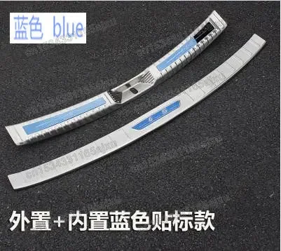 For Mazda CX-5 Cx5 304 2017 2018 2019 2020 2021 Stainless Steel Rear Bumper Protector Sill Trunk Tread Plate Trim Car Styling