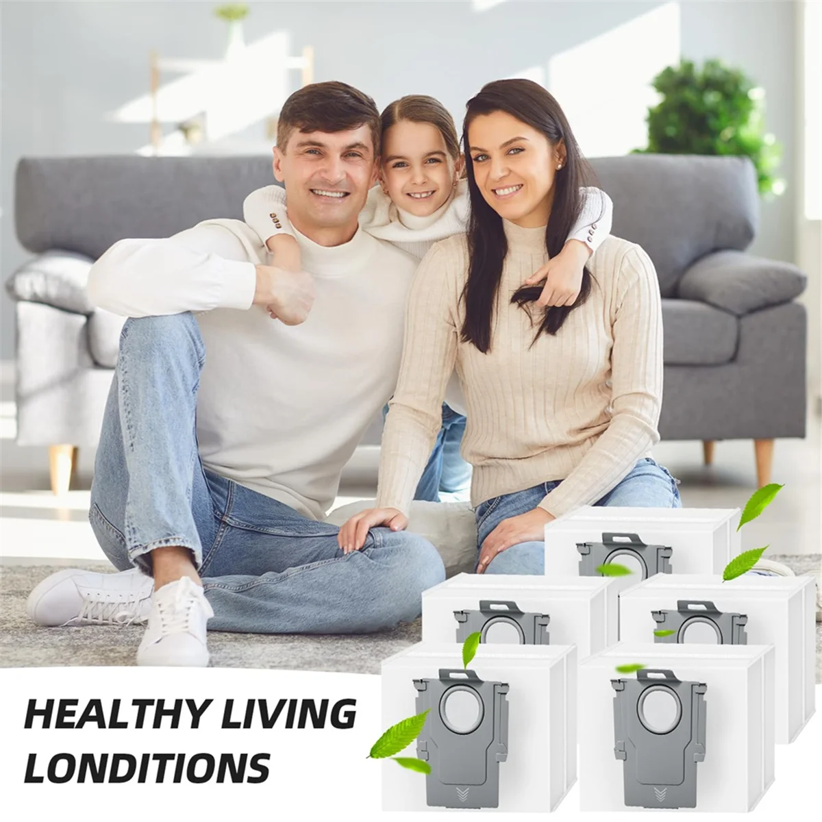 FZFZ 14팩 대용량 진공백 (Q5, Q5 Pro+, Q8 MAX, Q8Max+, MAX, S8 Pro Ultra, S8, S7 MAX 진공청소기용)