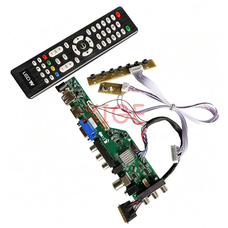 

Controller Board Fit B156XW06 B156XW03 B156XW02 B156XW04 HDMI/VGA/AV/USB/DVB 1366x768 1366*768 Laptop Screen 40-Pin LVDS Kit DIY