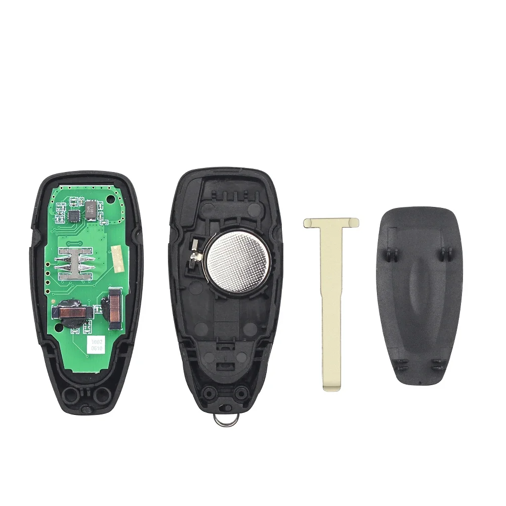 KEYYOU 1 SZTUK do Forda Ecosport 2013 2014 2015 2016 Inteligentny pilot samochodowy 4D63 Chip 433MHz FSK 2 przyciski