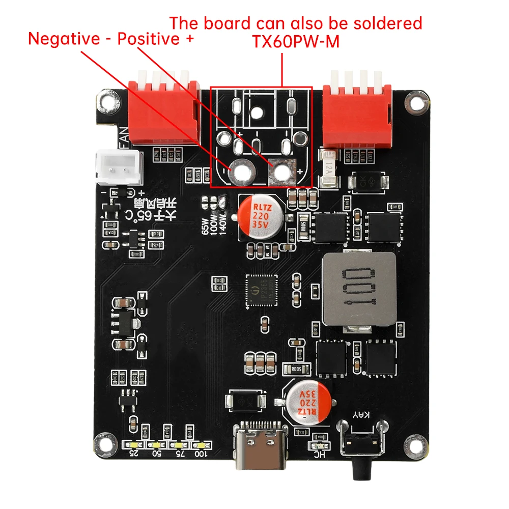 140W Bidirectional Fast Charger Module 2S 3S 4S 5S 6S Lithium Battery Charging Board IP2366 Li-ion Lifepo4 BMS Charger Module
