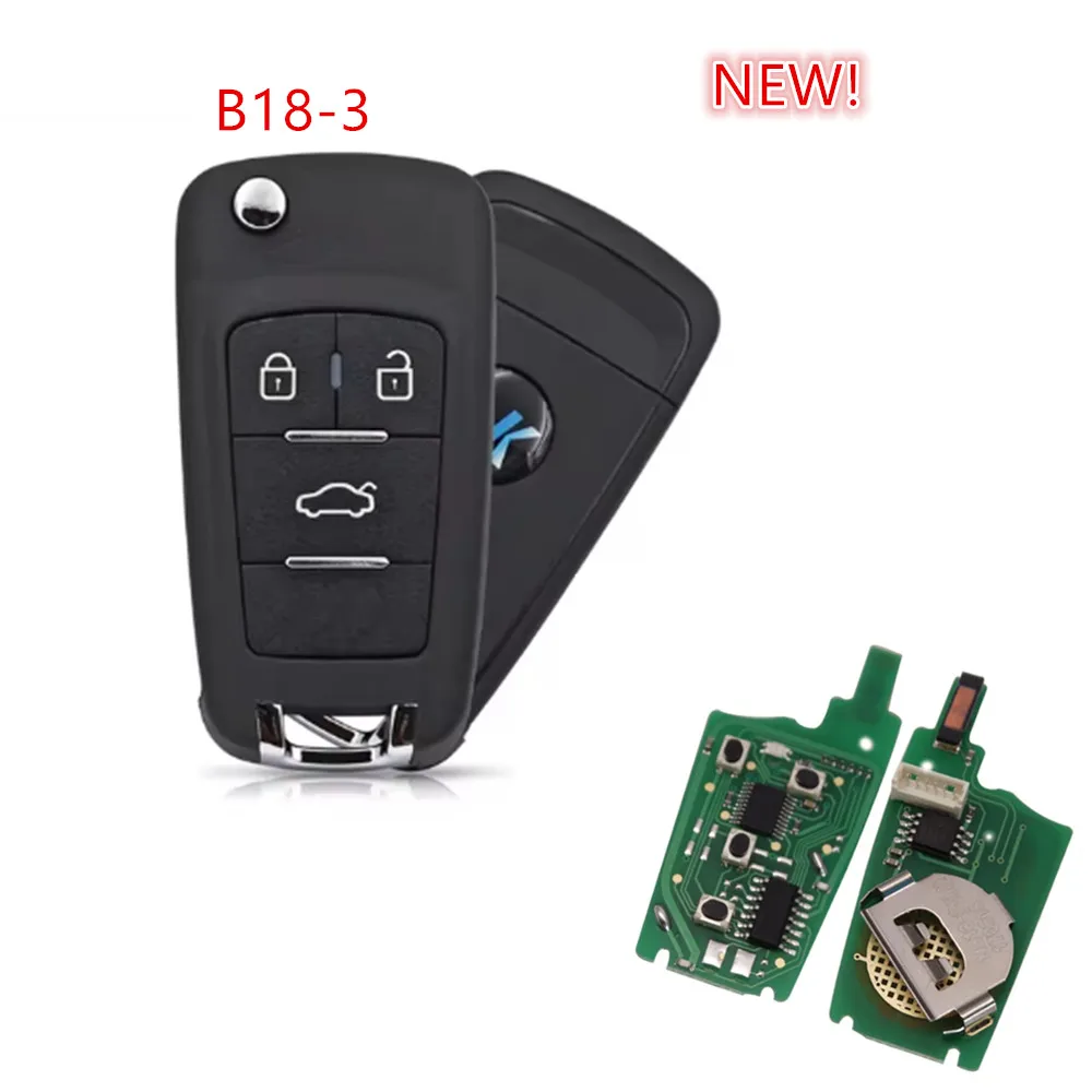 5pcs keydiy kd 3 button remote key B18-3 remote key for KD300/KD900/ URG200 to produce any model remote