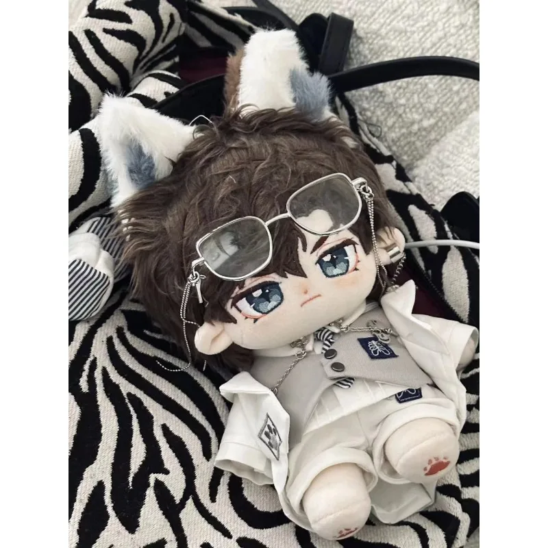 20cm Cool Handsome Street Uniform Coat Shirts Vest Shorts Clothes Outfits 20cm Plush Stuffed Doll Accessories Outfits Gifts