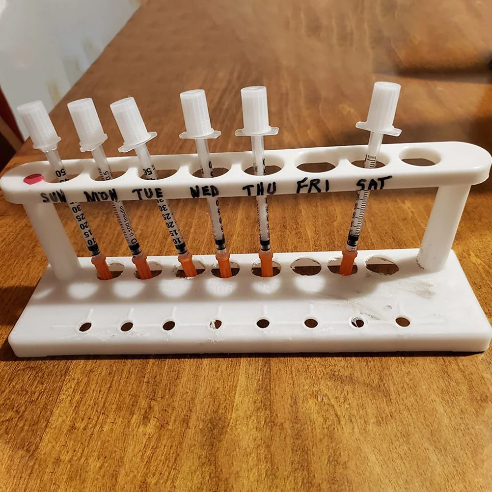 Plastic Test Tube Rack 8Holes Stand Perspex Centrifuge Tube Rack Blood Collection Tube Sample Tube Cryotube Rack Test Tube Stand