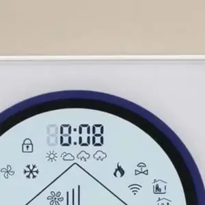 Ultra-Thin 13mm Smart Programmable Thermostat for Standard Concealed Boxes with Weekly Scheduling and Energy Saving