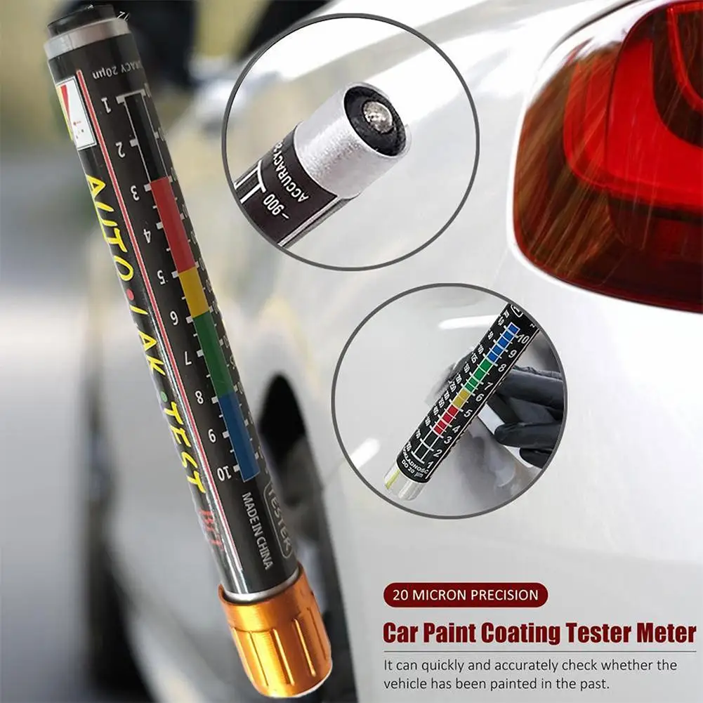 

Upgraded Version Car Paint Thickness Tester Pen Auto Meter Car Test Tester Lak Bit Meter Thickness Gauge Coating Portable P G3N9