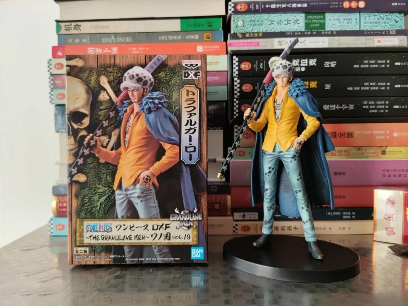 Originele Echte Banpresto Een Stuk 17 cm Trafalgar Law Wanno Land PVC Collection Model Speelgoed Voor Kinderen Actiefiguren