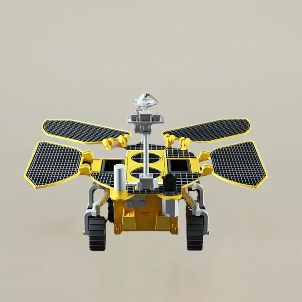 Espaço de plástico marte modelo de carro figuras de ação energia solar zhu rong modelo de carro coleção mini modelo fundido decoração